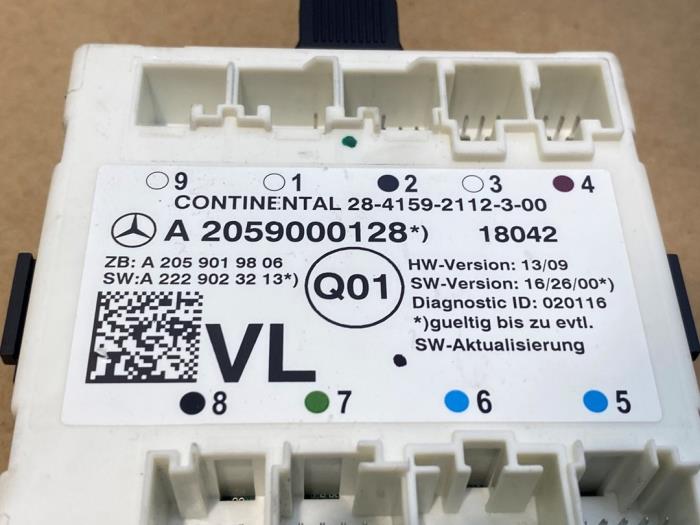 Module verrouillage central des portes Mercedes C-Klasse