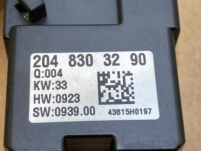 Panneau de commandes chauffage Mercedes C-Klasse