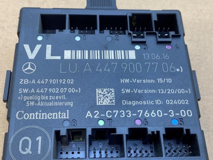 Module verrouillage central des portes Mercedes Vito