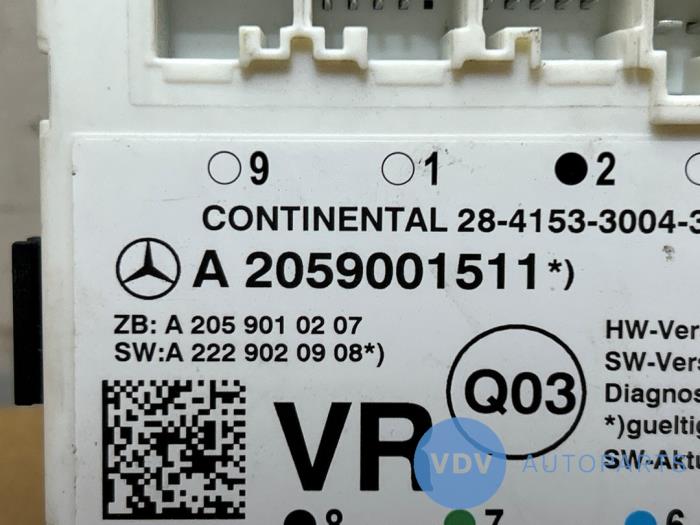 Module verrouillage central des portes Mercedes C-Klasse