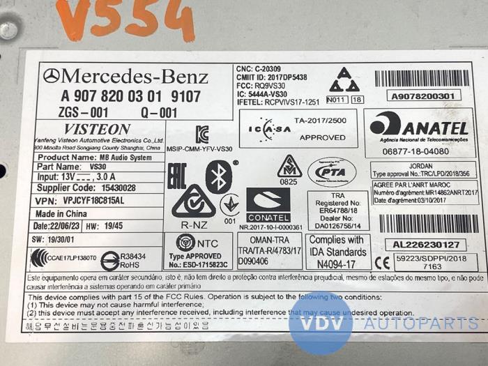 Radio Mercedes Sprinter