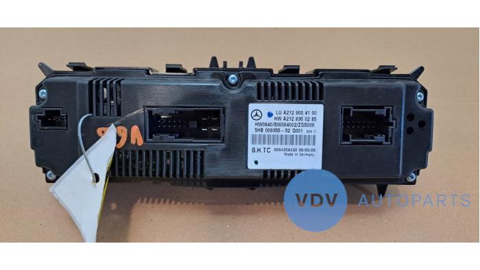 Panneau de commandes chauffage Mercedes E-Klasse