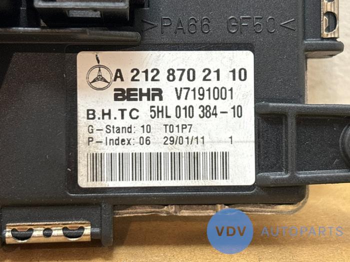 Heater resistor Mercedes C-Klasse