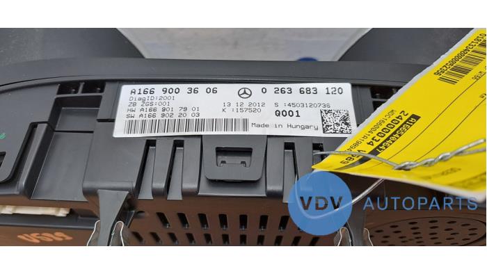 Odometer KM Mercedes ML-Klasse