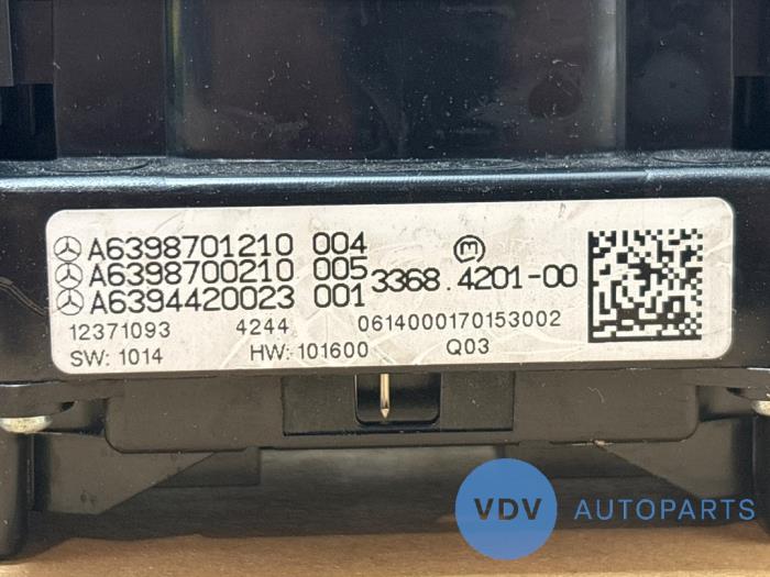 Panic lighting switch Mercedes Vito