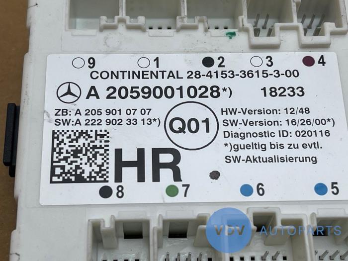 Module verrouillage central des portes Mercedes C-Klasse