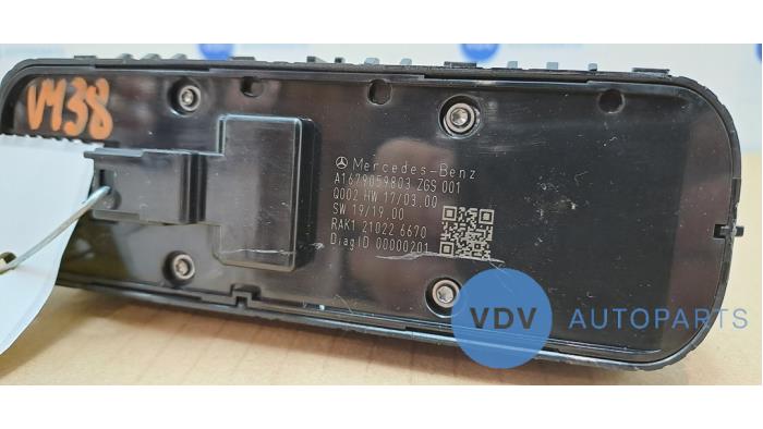 Interruptor combinado de ventanillas Mercedes A-Klasse