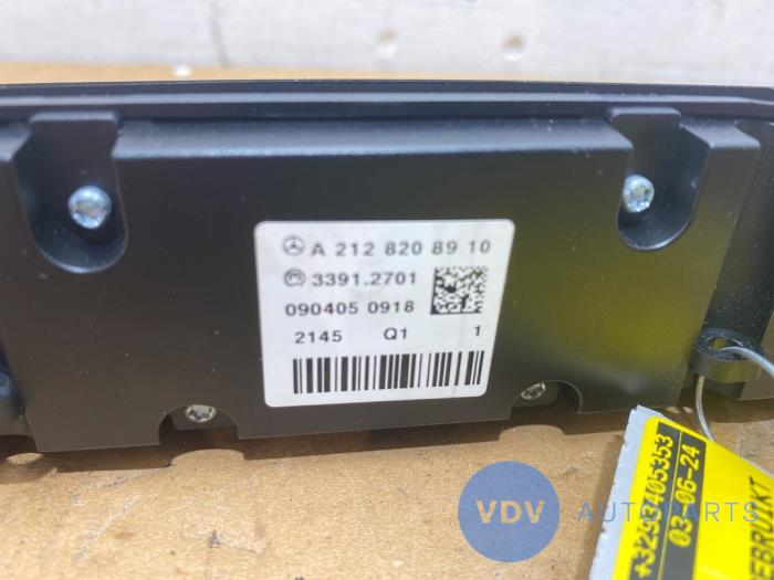 Commutateur éclairage d'urgence Mercedes E-Klasse