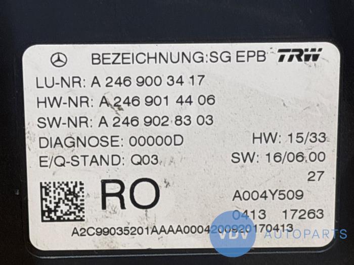 Parkeerhulp computer Mercedes B-Klasse