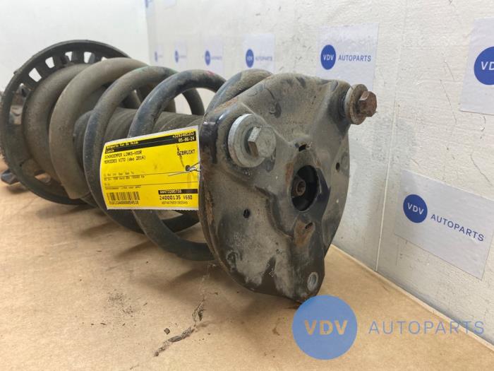 Fronts shock absorber, left Mercedes Vito