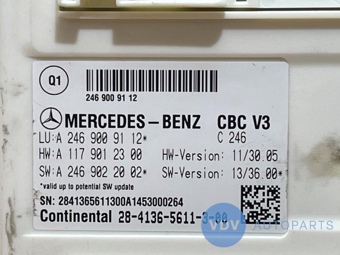 Módulo de confort Mercedes GLA