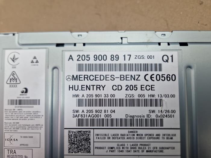 Radio Mercedes C-Klasse