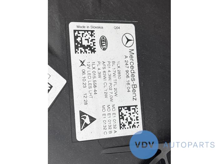 Phare droit Mercedes B-Klasse