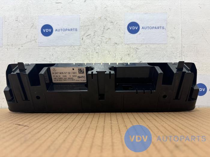 Panneau de commandes chauffage Mercedes A-Klasse