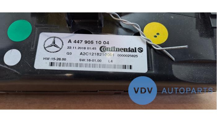 Panneau de commandes chauffage Mercedes Vito