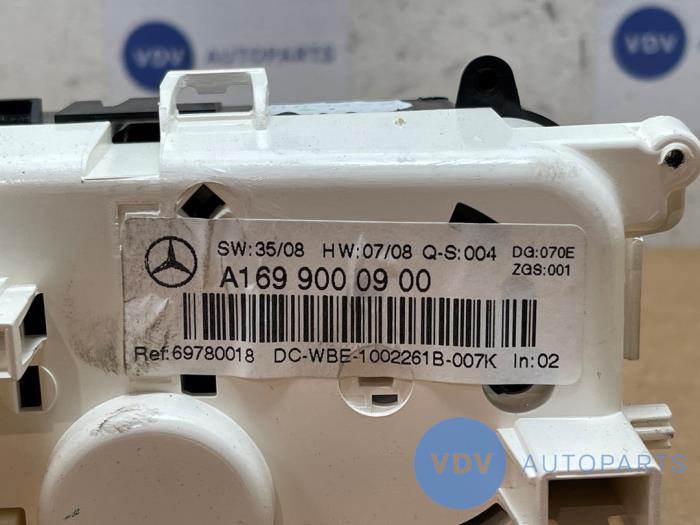 Panneau de commandes chauffage Mercedes A-Klasse