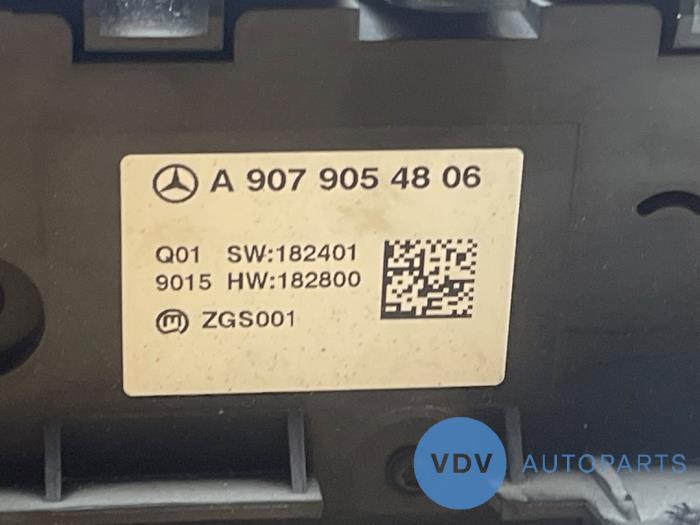 Heater control panel Mercedes Sprinter