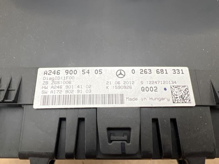 Odometer KM Mercedes B-Klasse