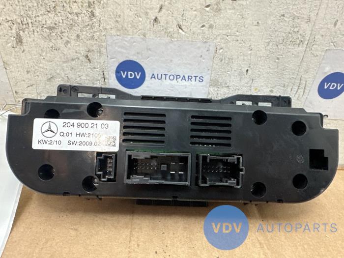 Panel de control de calefacción Mercedes C-Klasse