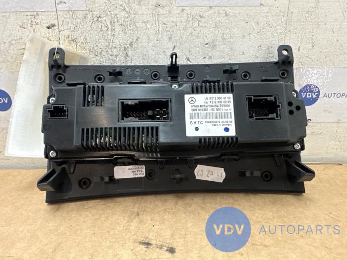 Panel de control de calefacción Mercedes E-Klasse