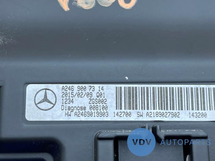 Navigation display Mercedes CLA