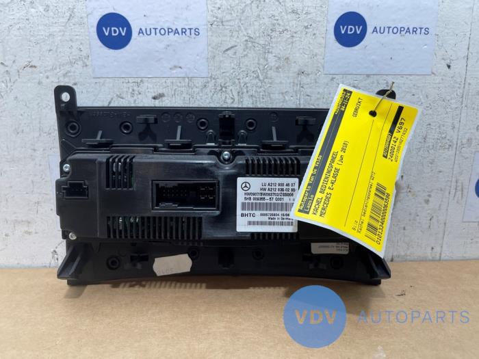 Panneau de commandes chauffage Mercedes E-Klasse