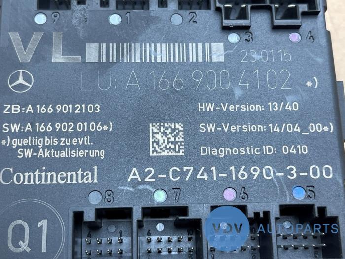 Módulo de cierre centralizado Mercedes ML-Klasse