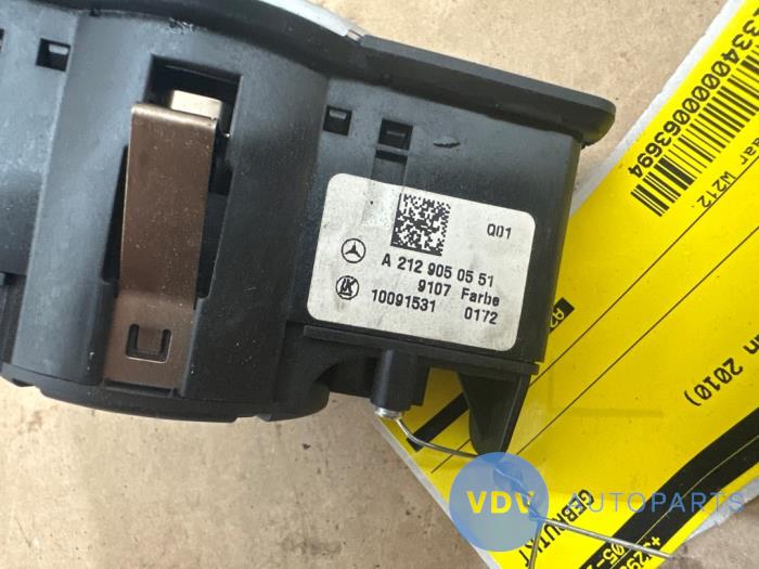 Commutateur lumière Mercedes E-Klasse