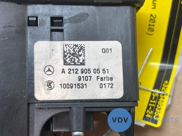 Commutateur lumière Mercedes E-Klasse