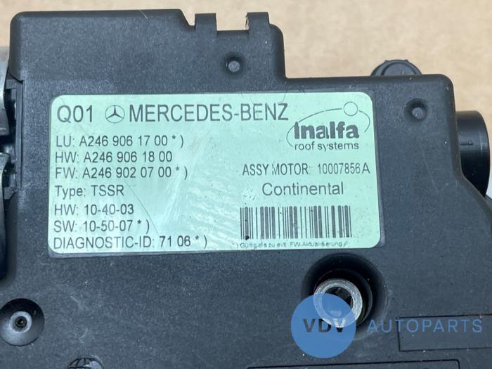 Moteur toit ouvrant Mercedes B-Klasse