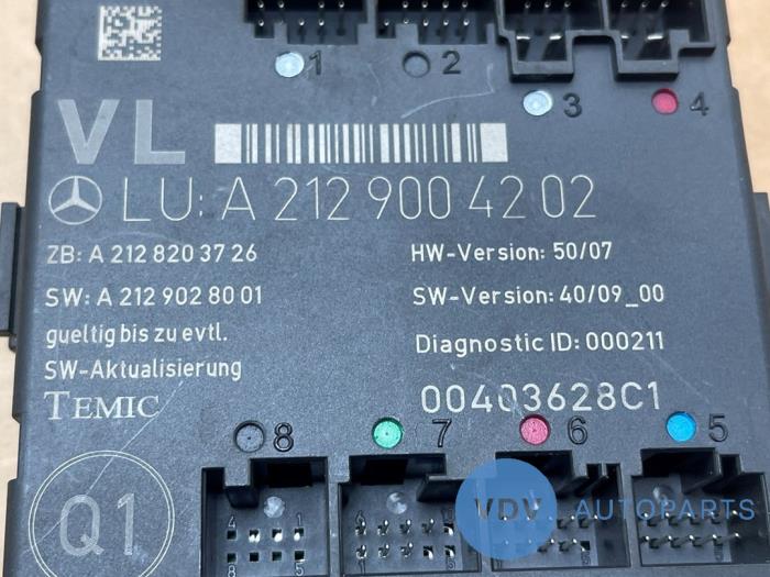 Module verrouillage central des portes Mercedes E-Klasse