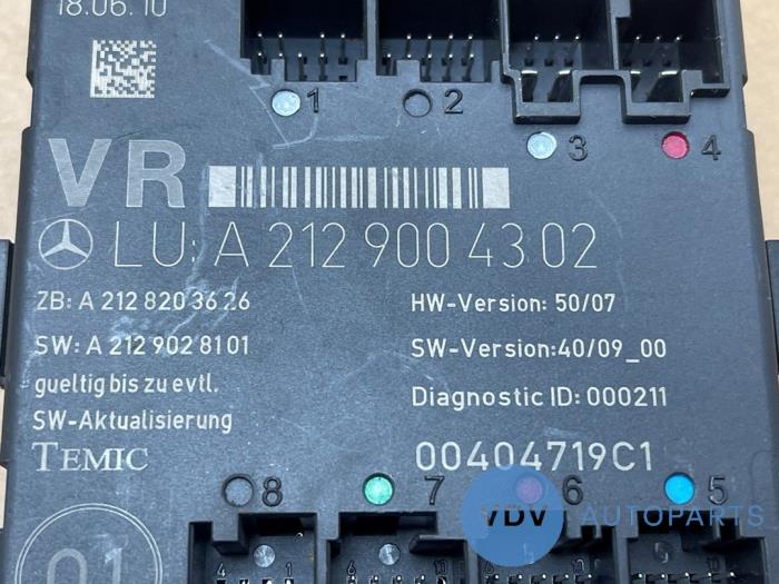 Module verrouillage central des portes Mercedes E-Klasse