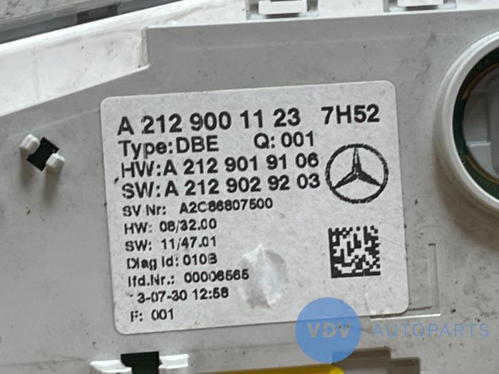 Eclairage intérieur avant Mercedes E-Klasse