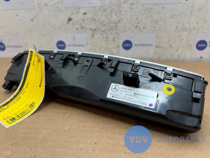Panneau de commandes chauffage Mercedes C-Klasse