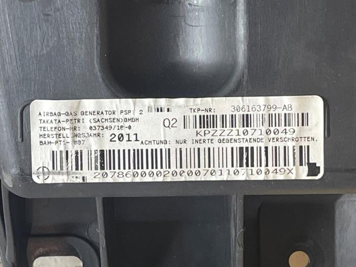 Poduszka powietrzna prawa (deska rozdzielcza) Mercedes GLK-Klasse