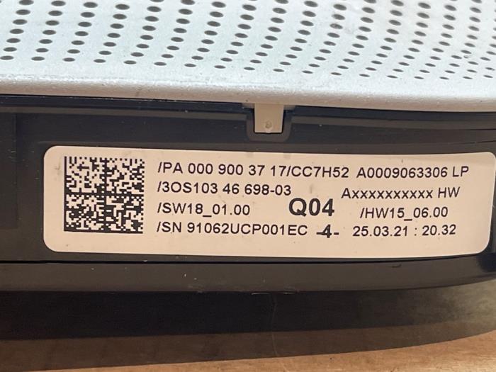 Oswietlenie wewnetrzne przód Mercedes GLC-Klasse