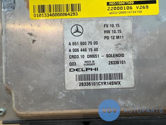 Engine management computer Mercedes E-Klasse