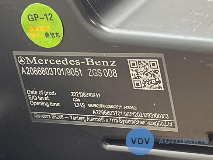 Handschuhfach Mercedes C-Klasse