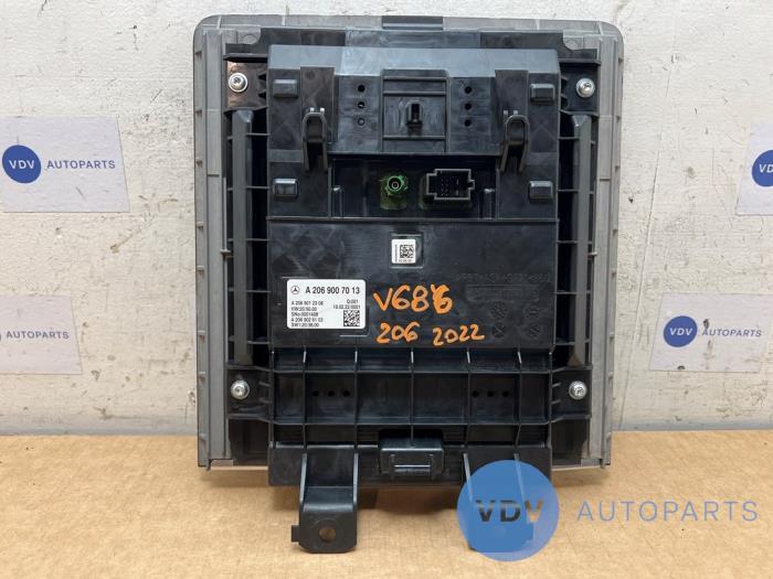 Navigation display Mercedes C-Klasse