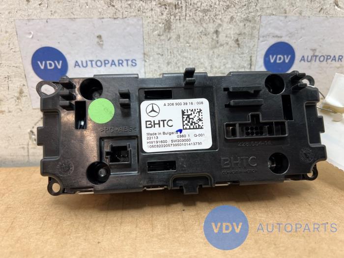 Panel de control de calefacción Mercedes C-Klasse