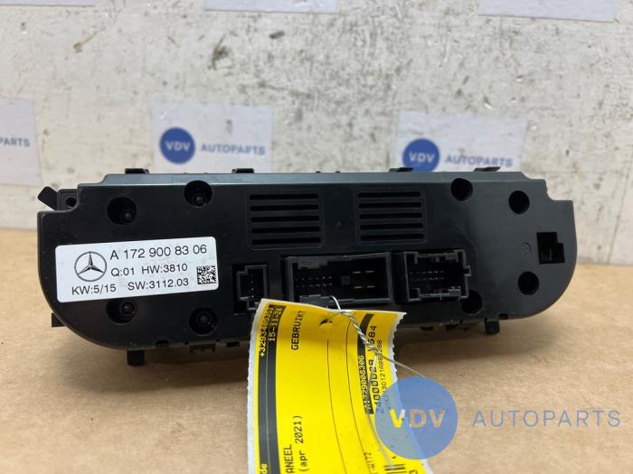 Panneau de commandes chauffage Mercedes E-Klasse