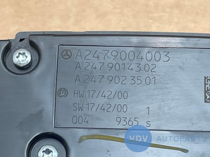 Commande ordinateur de bord Mercedes A-Klasse