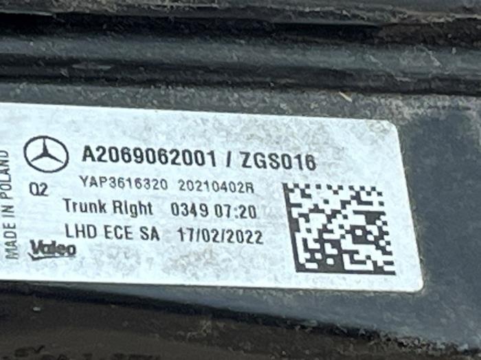 Tylne swiatlo pozycyjne prawe Mercedes C-Klasse
