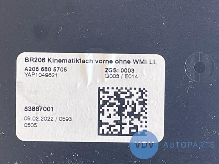 Opbergvak Mercedes C-Klasse