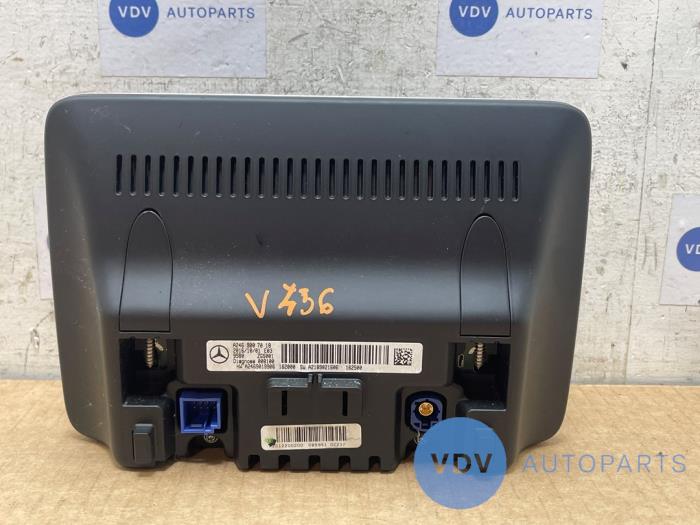 Navigation display Mercedes CLA