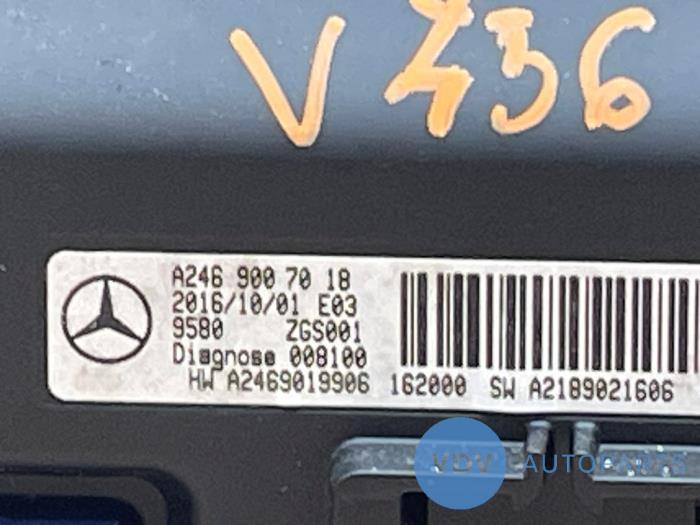 Navigation display Mercedes CLA