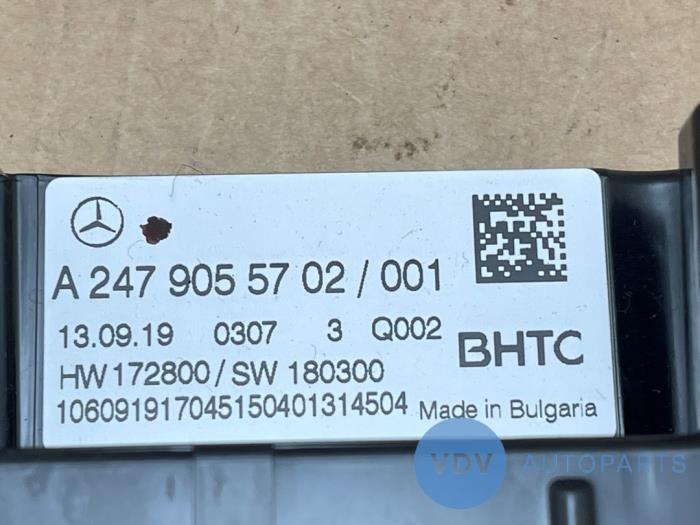 Panneau de commandes chauffage Mercedes A-Klasse