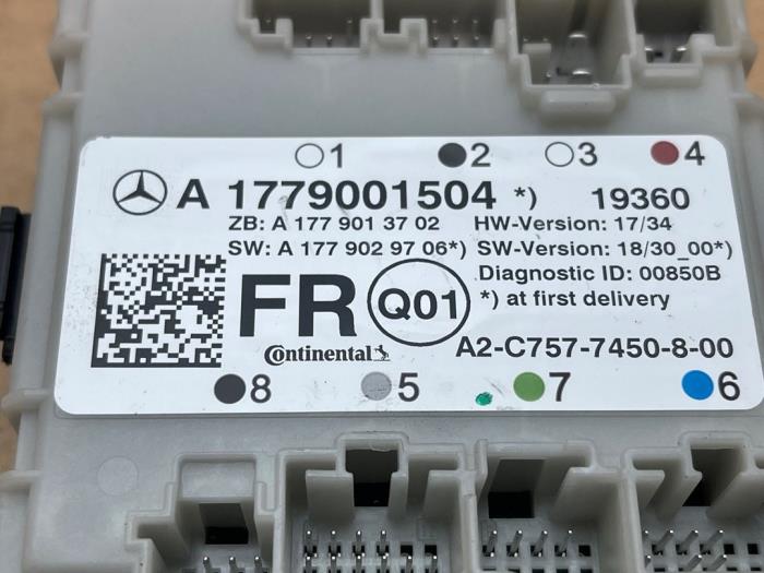 Central door locking module Mercedes A-Klasse