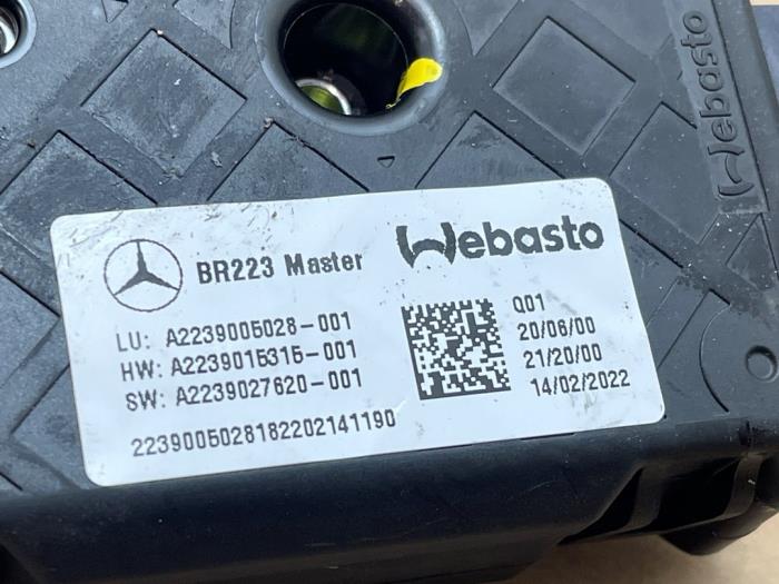 Motor de techo deslizante Mercedes S-Klasse