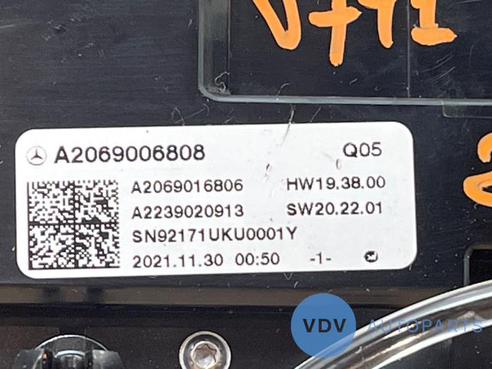 Interruptor de ajuste de asiento Mercedes C-Klasse